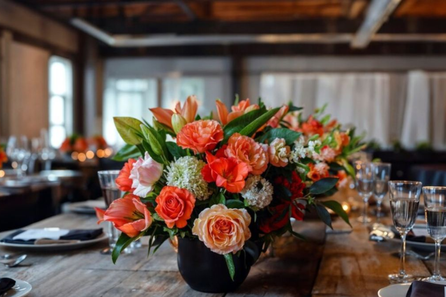 centerpieces at wedding receptions nyt